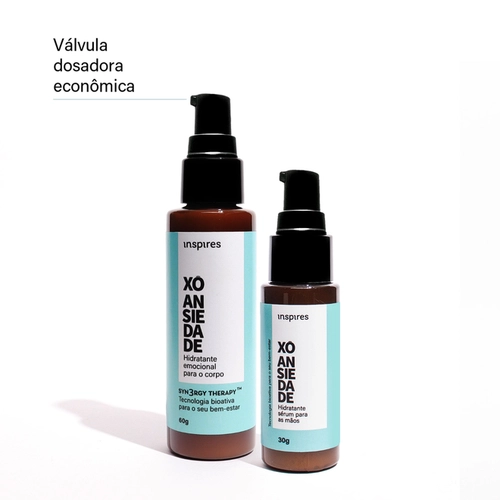DUPLA XÔ ANSIEDADE | Hidratantes Sérum Mãos e Corpo - 30g e 60g