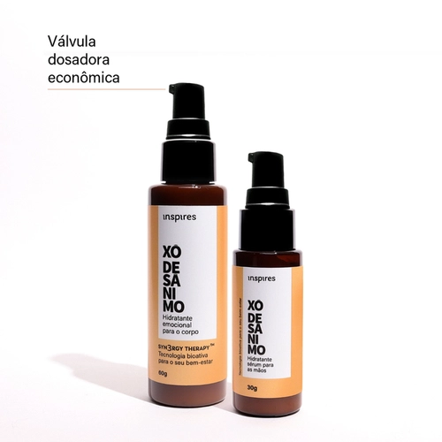 DUPLA XÔ DESÂNIMO | Hidratante Sérum Mãos e Corpo - 30g e 60g