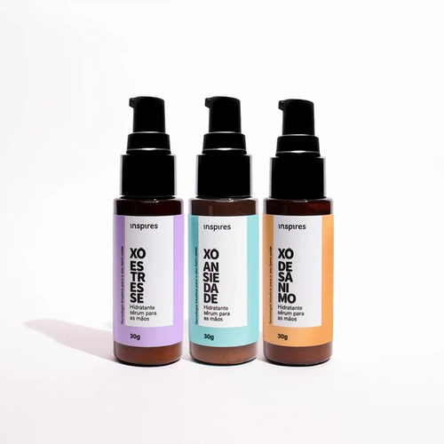 TRIO DE EMOÇÕES XÔ | Hidratantes serúm para as mãos - 30g