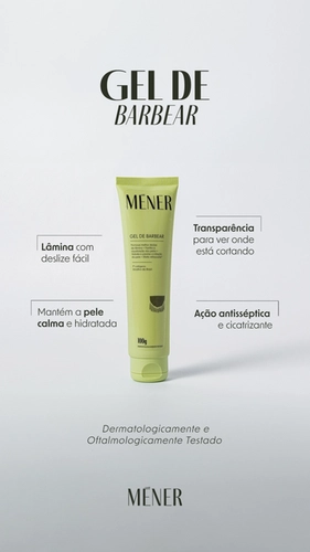 Gel de Barbear Méner 100g - Compre 3