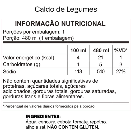 Brodo Legumes Gheek Pouche - 480ml