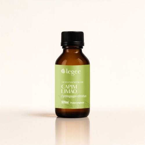 Óleo essencial de Capim Limão (Cymbopogon citratus) ORGÂNICO - 100mL