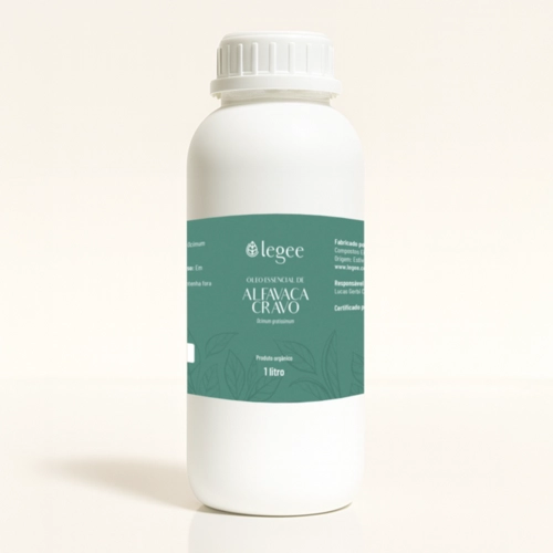 Óleo essencial de Alfavaca Cravo (Ocimum gratissimum) ORGÂNICO - 1L