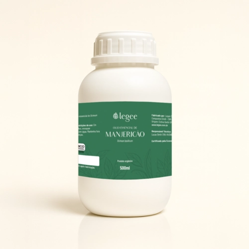 Óleo essencial de Manjericão (Ocimum basilicum Qt Linalol) ORGÂNICO - 500mL