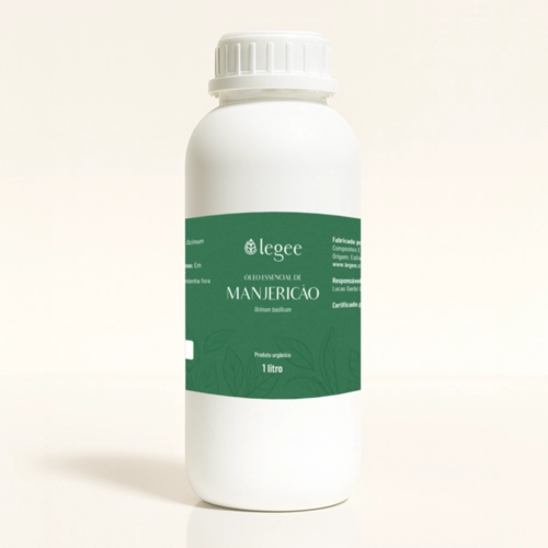 Óleo essencial de Manjericão (Ocimum basilicum Qt Linalol) ORGÂNICO - 1L