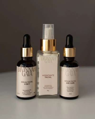 Trio Tratamento Skincare Anti manchas, rugas e flacidez