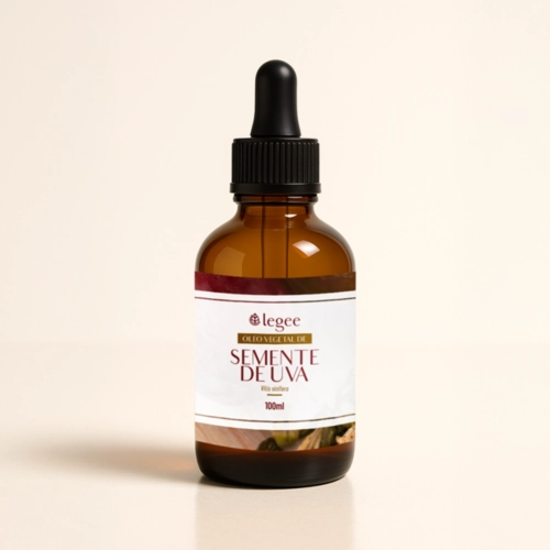 Óleo vegetal de Semente de Uva Orgânico (Vitis vinifera) - 100mL