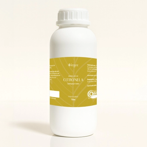 Hidrolato de Citronela (Cymbopogon nardus) ORGÂNICO - 1L