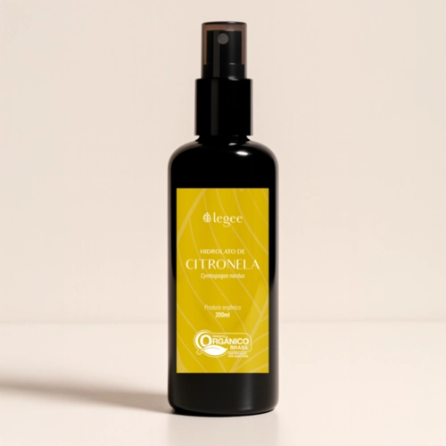 Hidrolato de Citronela (Cymbopogon nardus) ORGÂNICO - 200mL