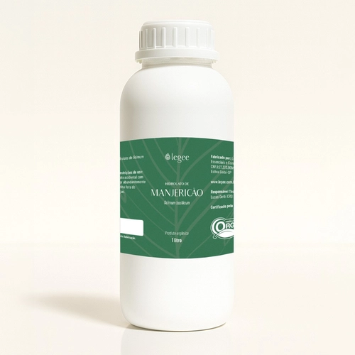 Hidrolato de Manjericão (Ocimum basilicum Qt Linalol) ORGÂNICO - 1L