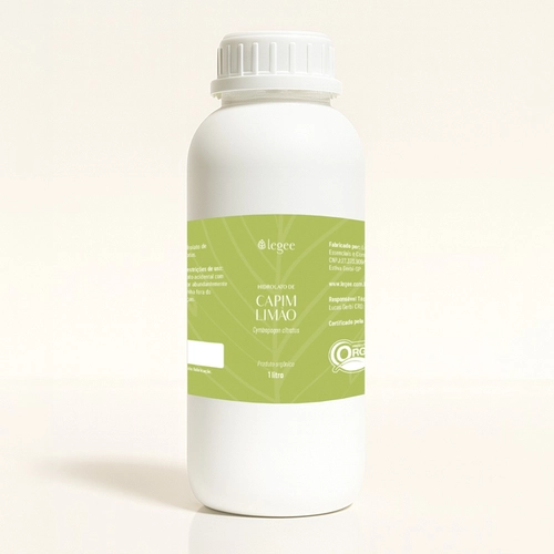Hidrolato de Capim Limão (Cymbopogon citratus) ORGÂNICO - 1L