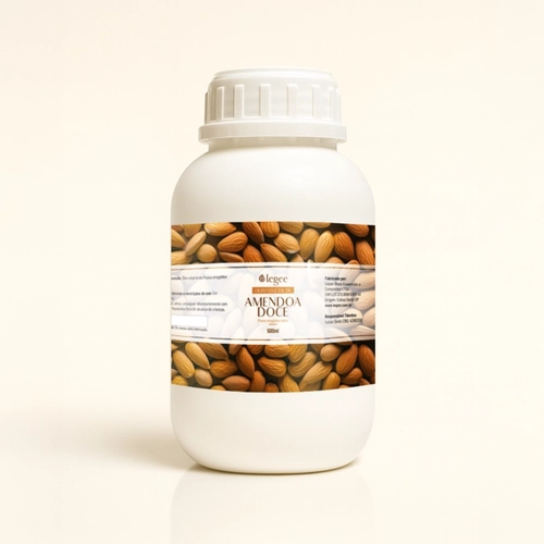 Óleo vegetal de Amêndoa Doce (Prunus amygdalus dulcis) - 500mL