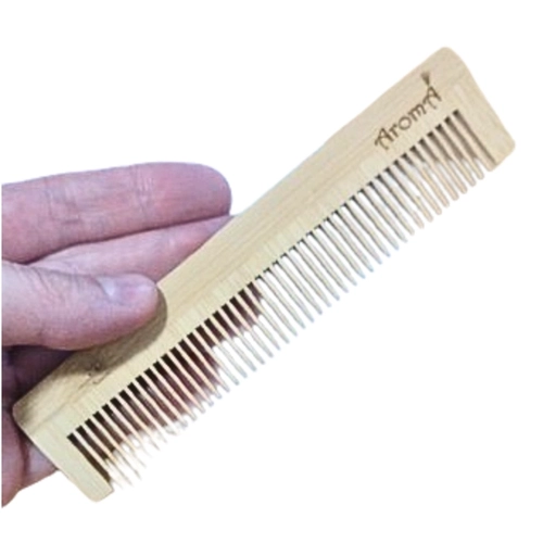Pente de Bambú Aromatizado com Óleo Essencial Aromá 13,5cm