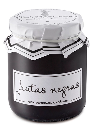 Geleia de Frutas Negras c/Açucar Demerara Orgânico