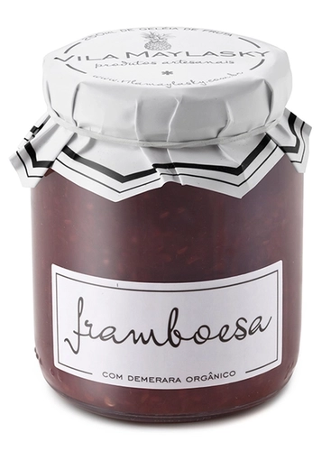Geleia de Framboesa c/Açucar Demerara Orgânico