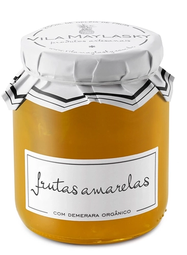 Geleia de Frutas Amarelas c/Açucar Demerara Orgânico