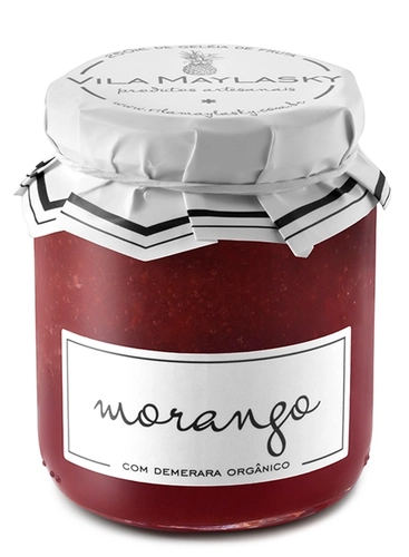 Geleia de Morango c/Açucar Demerara Orgânico