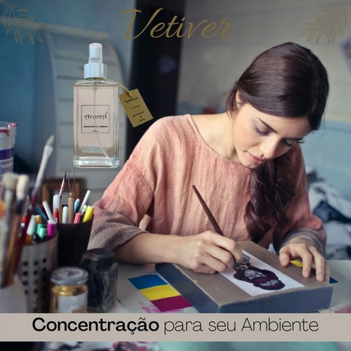 Aromatizador de Ambiente Spray Vetiver Aromá 250 ml - Concentração