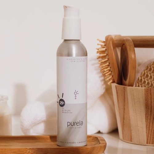 Hidratante Suave sem Perfume Rosto e Corpo - Natural e Vegano com Probióticos