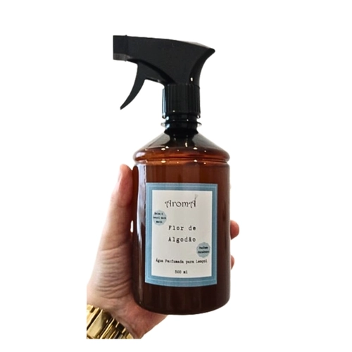 Água Perfumada para Lençol Spray Flor de Algodão Aromá 500ml