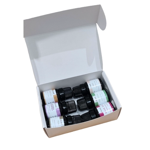 Kit 6 Essências Aromáticas Puras 10ml cada Aromá + Caixinha