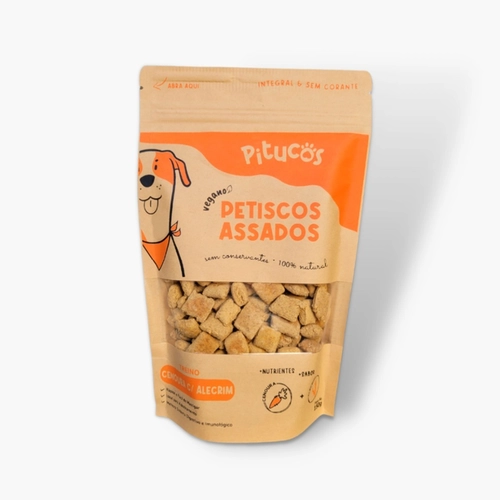 Petisco Natural de Cenoura c/ Alecrim 140g