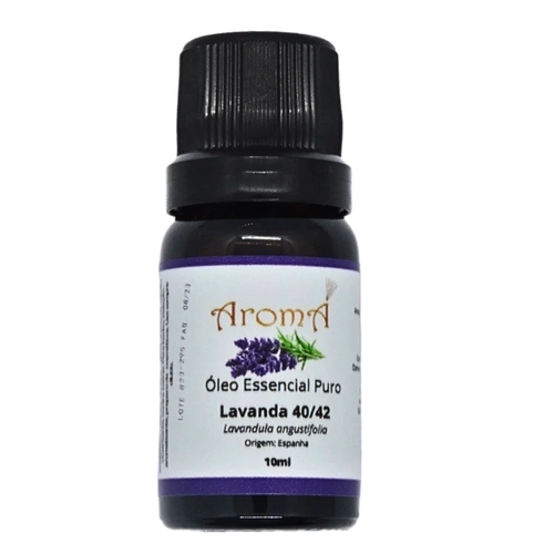Óleo Essencial de Lavanda 40/42 Aromá 10 ml - Tranquilidade