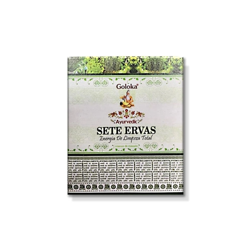 Incenso Massala Goloka Cascata - Sete Ervas