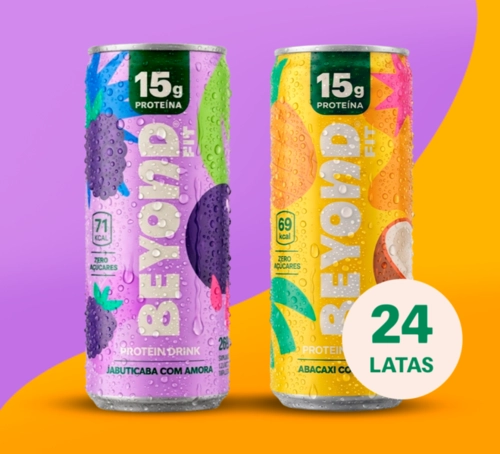 Abacaxi com coco e Jabuticaba com amora (24 latas)