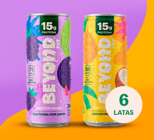 Abacaxi com coco e Jabuticaba com amora (6 latas)
