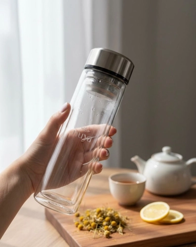 Soul | Garrafa Térmica em Vidro com Infusor 450ml