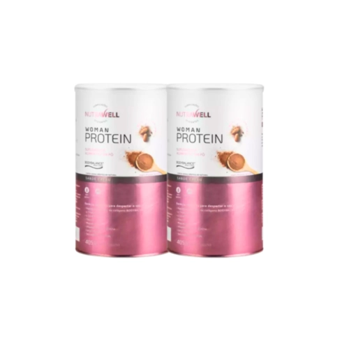 Kit 2x Proteína De Colágeno, Nutrawell Woman Protein 405g