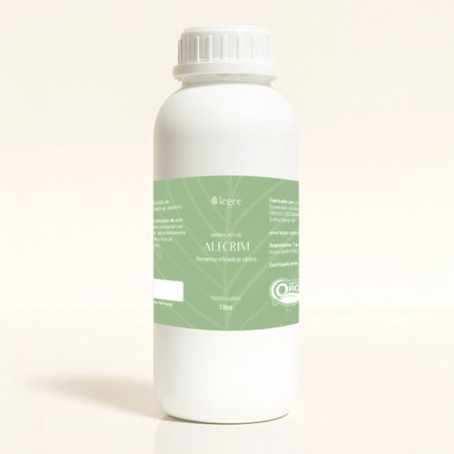 Hidrolato de Alecrim (Rosmarinus officinalis QT Cânfora) ORGÂNICO - 1 Litro
