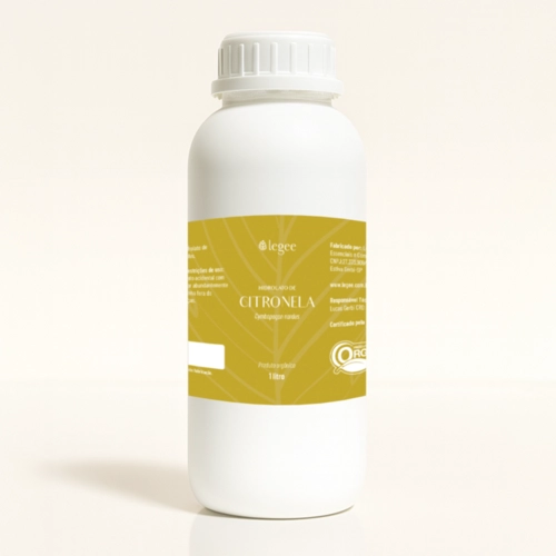 Hidrolato de Citronela (Cymbopogon nardus) ORGÂNICO - 1 Litro