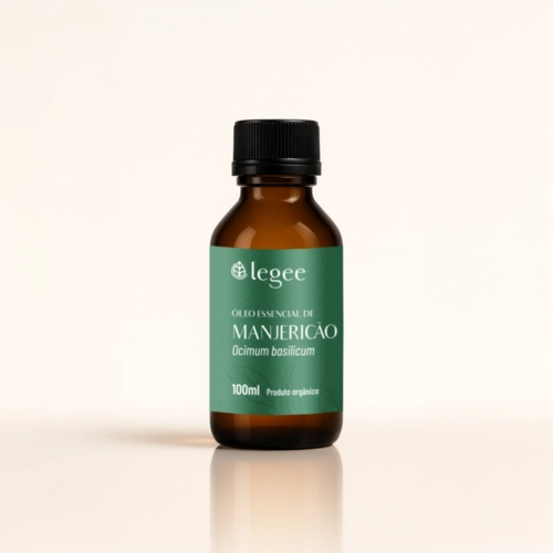 Óleo essencial de Manjericão (Ocimum basilicum Qt Linalol) ORGÂNICO - 100mL