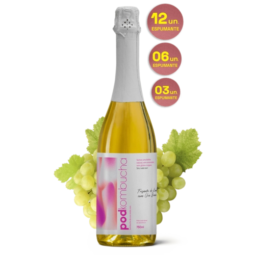 Espumante de Kombucha - Uva Branca