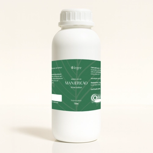 Hidrolato de Manjericão (Ocimum basilicum Qt Linalol) ORGÂNICO - 1 Litro