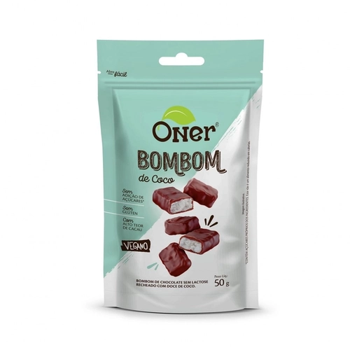 Bombom de Coco Zero Açucar Oner - 50gr