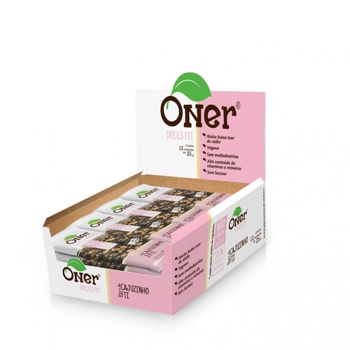 Doce De Cajuzinho Oner 12 Unidades De 25 G