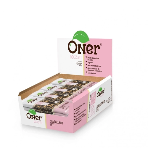 Doce De Cajuzinho Oner 12 Unidades De 25 G