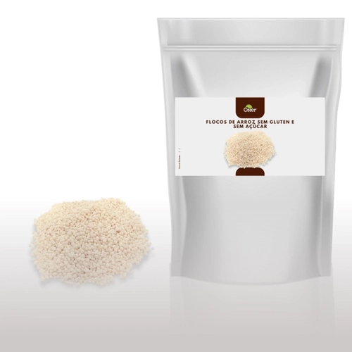 FLOCOS DE ARROZ SEM GLUTEN , SEM ADICAO DE ACUCAR ONER - 500 Gr