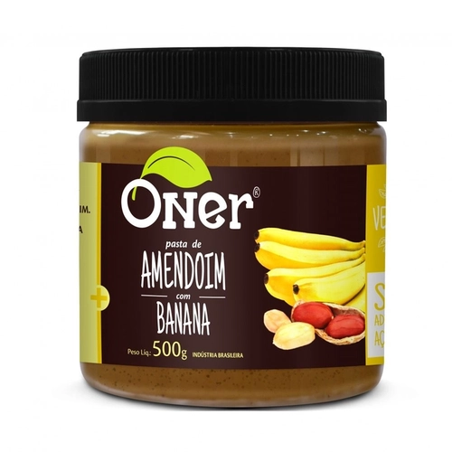 Pasta de Amendoim com Banana - 450gr