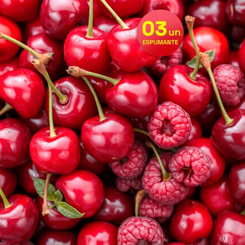 Espumante de Kombucha - Cereja e Framboesa - 03 un