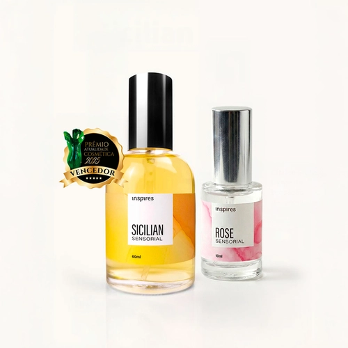 KIT SICILIAN SENSORIAL 60ml + ROSE SENSORIAL 10ml