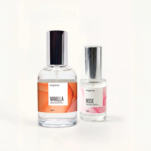 KIT VANILLA SENSORIAL 60ml + ROSE SENSORIAL 10ml