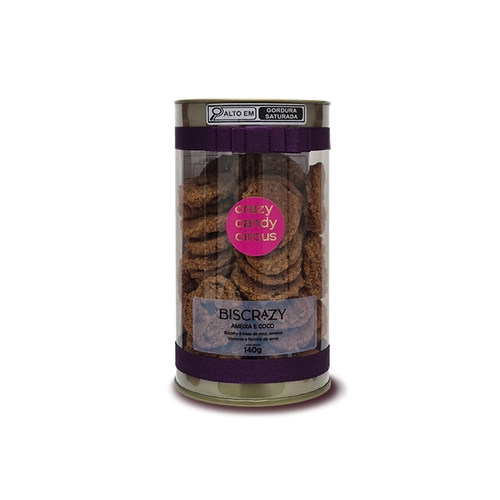 Biscoito Doce Biscrazy Ameixa e Coco 140g