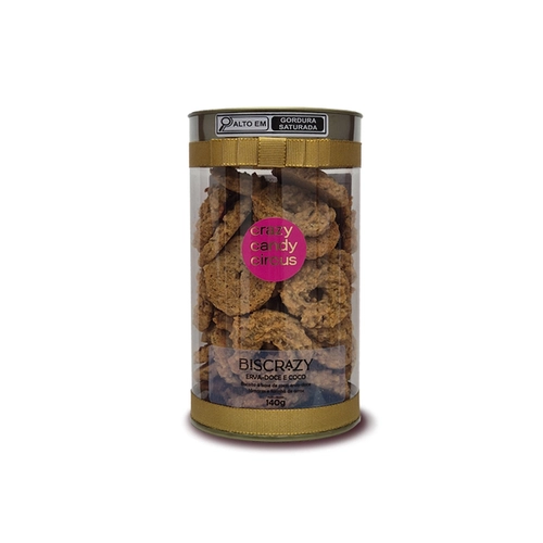 Biscoito Doce Biscrazy Erva Doce e Coco 140g