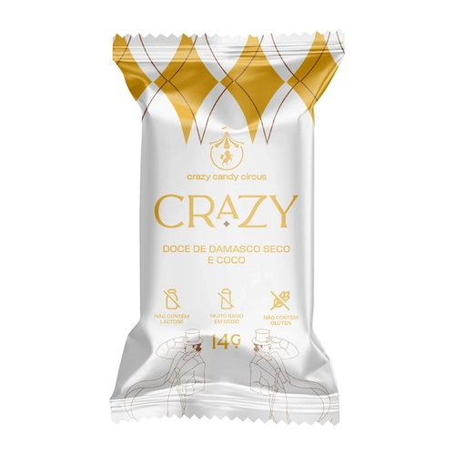 Doce Crazy Damasco e Coco 14g