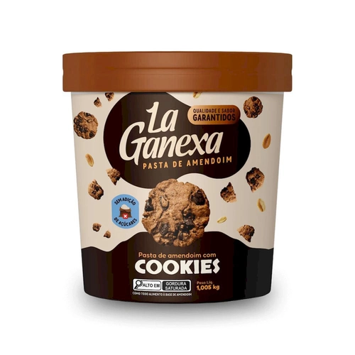 PASTA DE AMENDOIM COOKIES CREAM 1KG