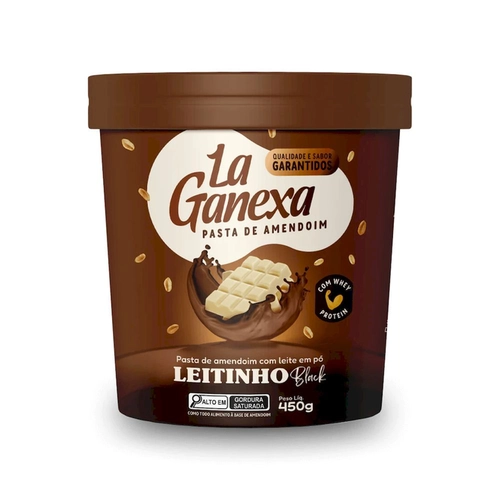 PASTA DE AMENDOIM LEITINHO BLACK 450g